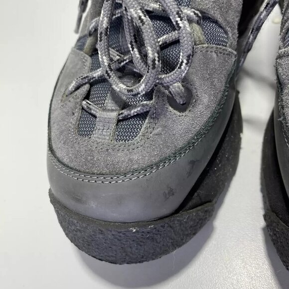 NEW ACNE STUDIOS Trekking Platform Mens Size 9 Mid Top Grey Comfort Suede Boot - Picture 9 of 12
